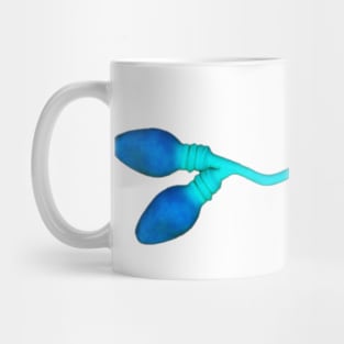 Double Headed Abnormal Human Sperm Mug